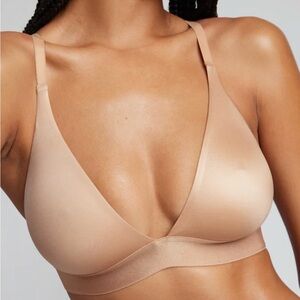 Negative Glacé Triangle Bra Peach Sz 2